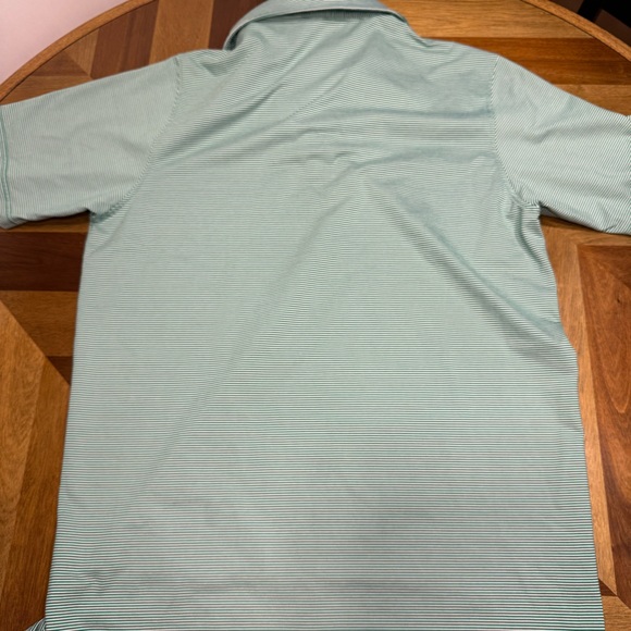 Masters Clubhouse Collection Golf Green Striped Polo Shirt - Picture 9 of 9